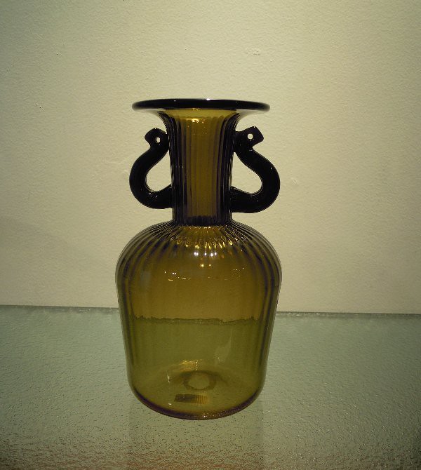 flower vase with twin handle