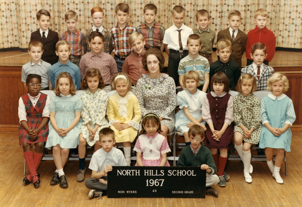 My 2nd Grade Class, North Hills Elementary School, May 1967