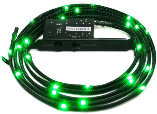 NZXT Sleeved LED Case Light Kit (Green) 2 Meter CB-LED20-GR