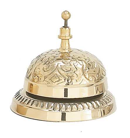 Solid Brass Victorian Style Service Desk Bell