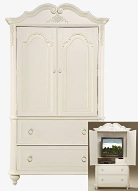 Violet Girls Twin Or Full Youth Bedroom Furniture Collection: Violet Door Chest/Media Center