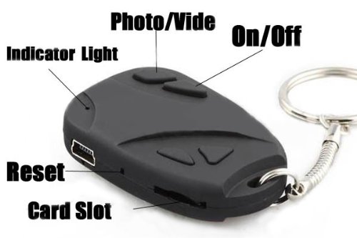 Car Remote Key Style MINI Spy DV Camera with Key Ring(Video Recorder+ Sound Recorder)