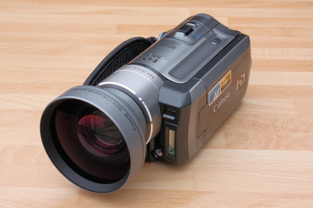 Canon HF100 (STOLEN) with WD-H37C Wide Converter hd (STOLEN!)
