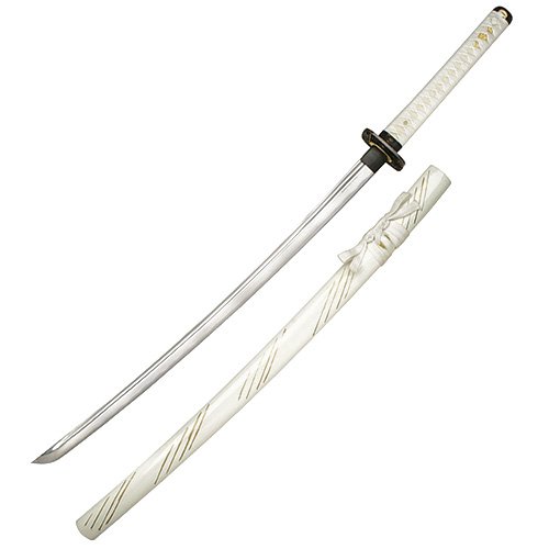Oriental Samurai Sword White ITO Katana Model 156 Collection Starter