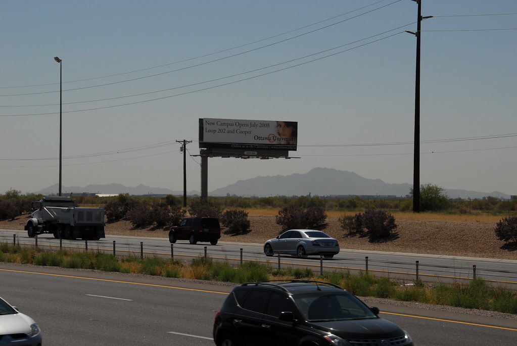 Ottawa University billboard - Santan Freeway Loop 202 - Chandler, Arizona