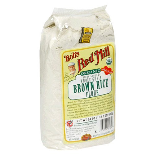 Bob's Red Mill Organic Brown Rice Flour, 24-Ounce Packages (Pack of 4)