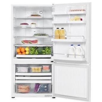 Fisher Paykel E522BRE 17.6 cu ft Bottom-Freezer Refrigerator - White with Right Hinge