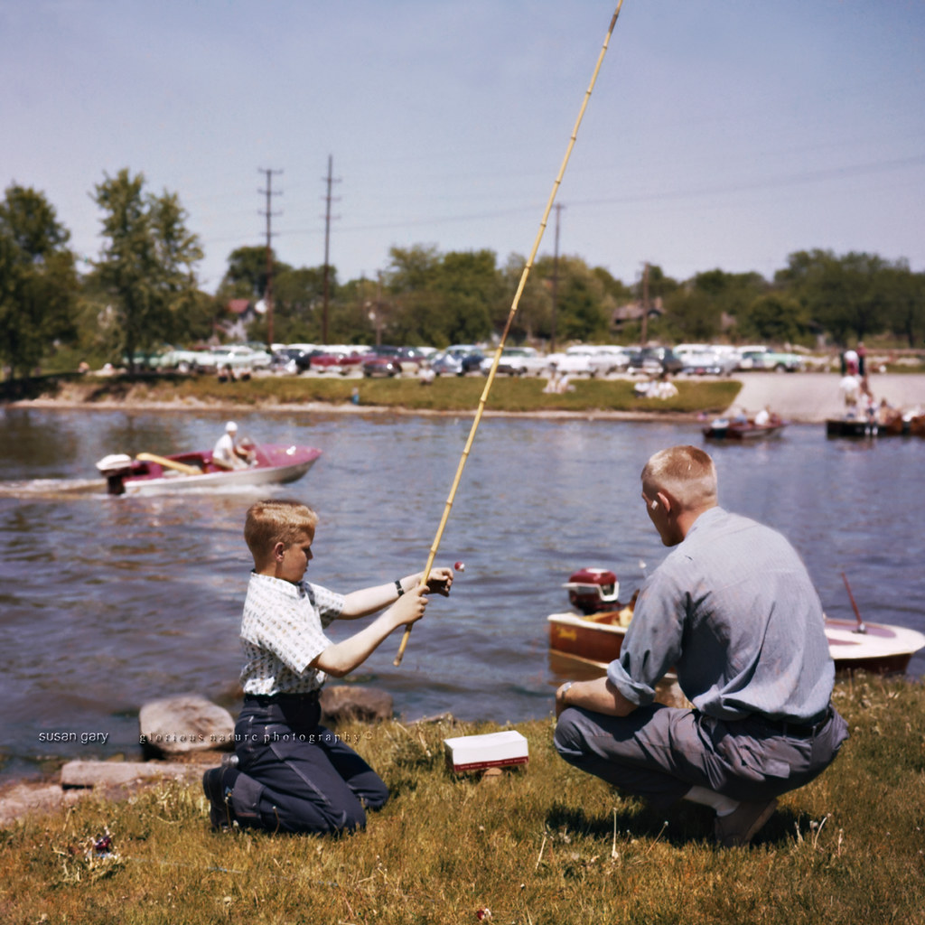 Fishing at the Lake Circa 1960