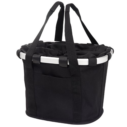 Solid Black Reisenthel Bike Basket - Your Carrybag on a Bicycle