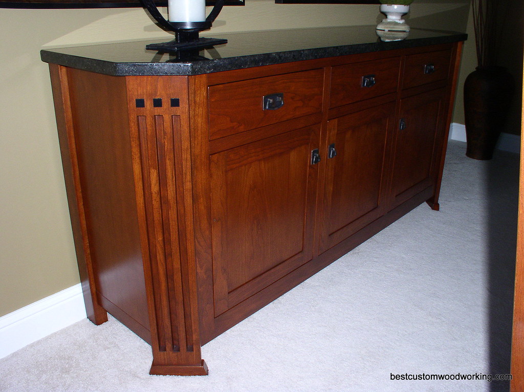 Cherry Buffet (Stickley-Inspired) View 2.