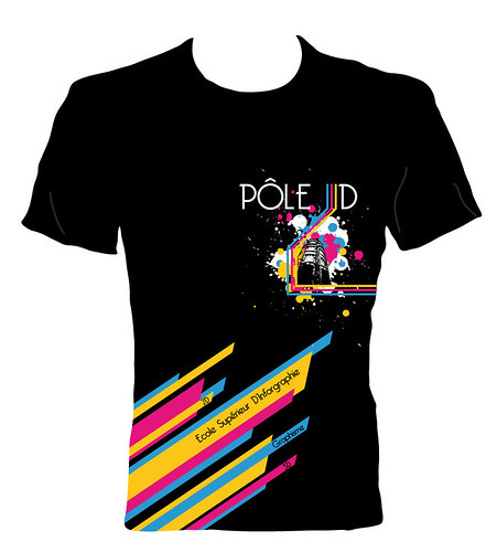 Black Design T-shirt - Pole 3D