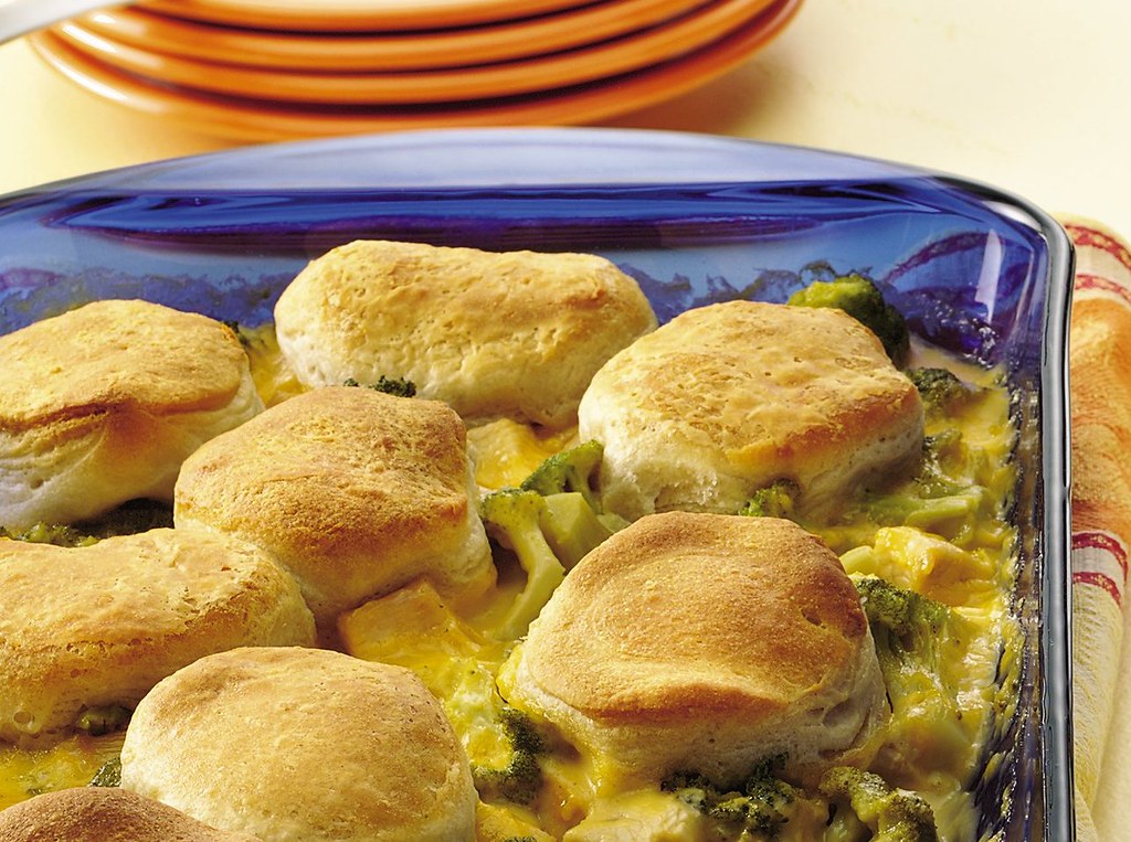 Creamy Turkey and Broccoli Cobbler Recipe