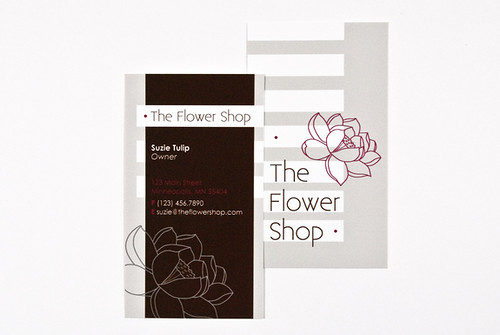 The Flower Shop Business Card