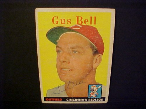 Gus Bell Cincinnati Redlegs #75 1958 Topps Signed Autographed Baseball Card