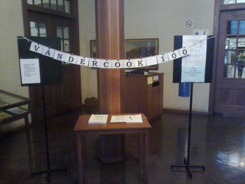 Vandercook Print Bundle in the William Cullen library foyer