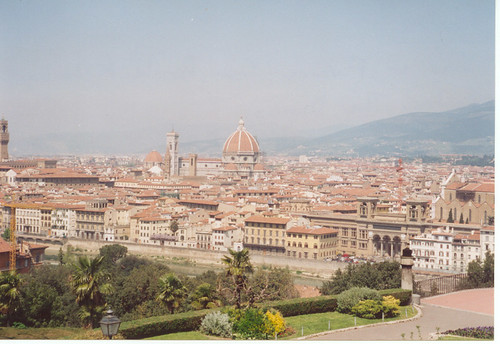 Florence Piazza Michelangelo Italy 1993