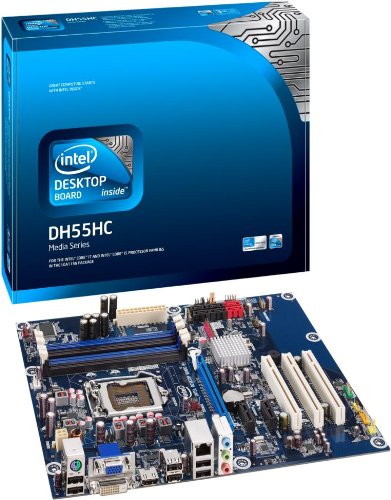 Intel Socket 1156/Intel H55/DDR3/A&GbE/ATX Motherboard, Retail BOXDH55HC