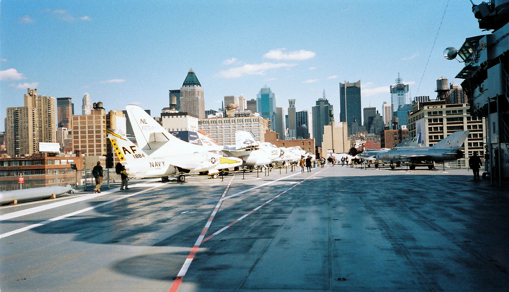 Flight Deck, USS Intrepid, Sea, Air & Space Museum, New York City.