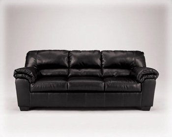 Sofa by Ashley - Black Faux Leather (6450038)