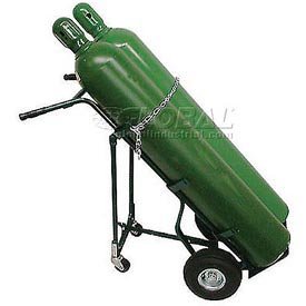 Cylinder Hand Truck 10 Inch Pneumatic Wheels 500 Pound Capacity