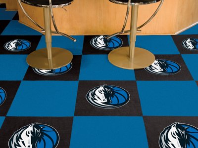 Dallas Mavericks NBA Carpet Tiles (18"x18" tiles)