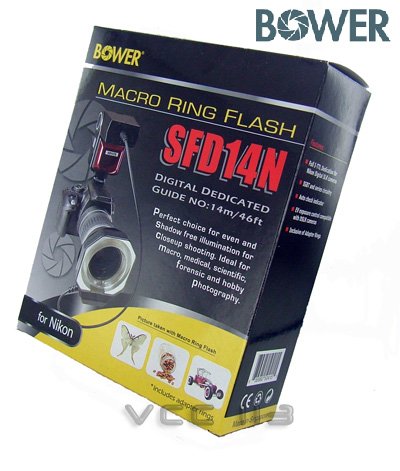 Bower SFD14N Digital Macro Close-Up Ring Light Flash + Tripod + Batteries & Charger + Accessory Kit for Nikon D5000, D3100, D3000, D7000, D300s, D300, D90, D60, D3, D3x, D3s Digital SLR Cameras
