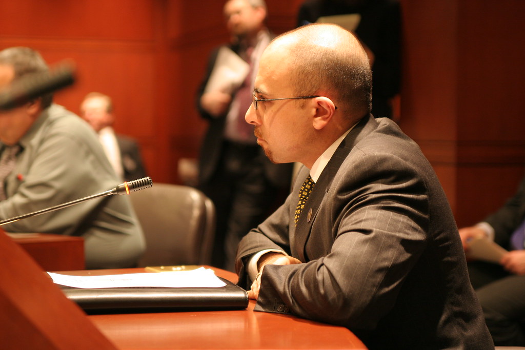 Representative Jason Perillo (R-Shelton) Testifies before Committee.
