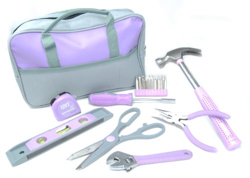 IIT 89808 Ladies Lavender 9 Piece Tool Set with Zippered Case
