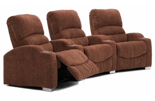 Vallero Home Theater Seating (3 Seat Curved)