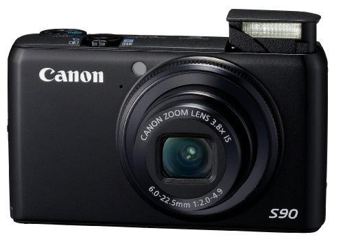 Canon PowerShot S90 10MP Digital Camera with 3.8x Wide Angle Optical Image Stabilized Zoom and 3-inch LCD