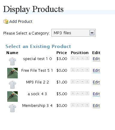 Wordpress Shopping tip #7 on Product Ordering