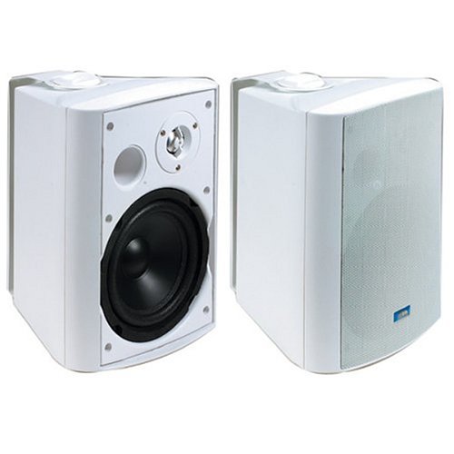 TIC ASP-120W Architectural Series 120-Watt Exterior Patio Speakers, White