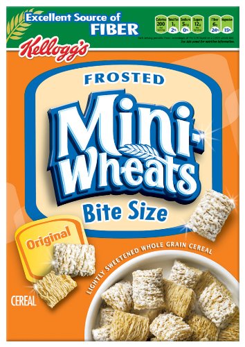 Frosted Mini-Wheats Bite-Size Cereal, 18-Ounce Boxes (Pack of 4)