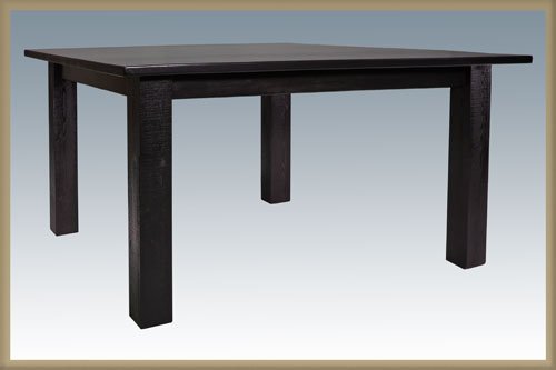 Montana Woodworks MWHCDT4PSV Homestead Four Post Dining Table - Painted and Lacquer