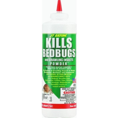 JT Eaton 203 Kills Bedbugs And Crawling Insects Powder, 7-Ounce Bottle
