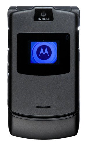Motorola RAZR V3 Unlocked GSM Cell Phone Featuring Bluetooth Compatibility, VGA Camera, Quad-Band GSM (850/900/1800/1900)and 30 Day Warranty (Black)