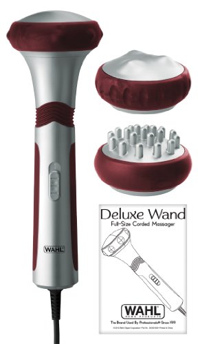 Wahl 4296 Deluxe Wand Full-size Therapeutic Massager, Color may vary