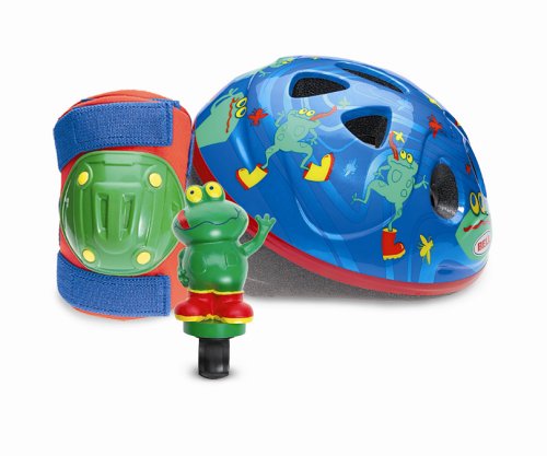 Bell Toddler Bike Helmet Value Pack (Funny Frogs)