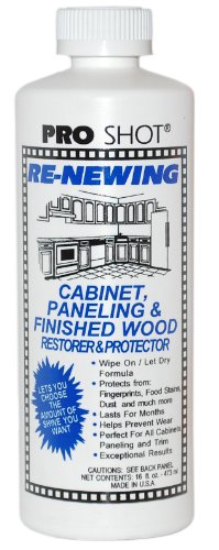 Pro Shot Industrial Re-Newing Cabinet Paneling and Finished Wood Restorer & Protector- 16-ounce bottle (covers approximately 300 square feet)
