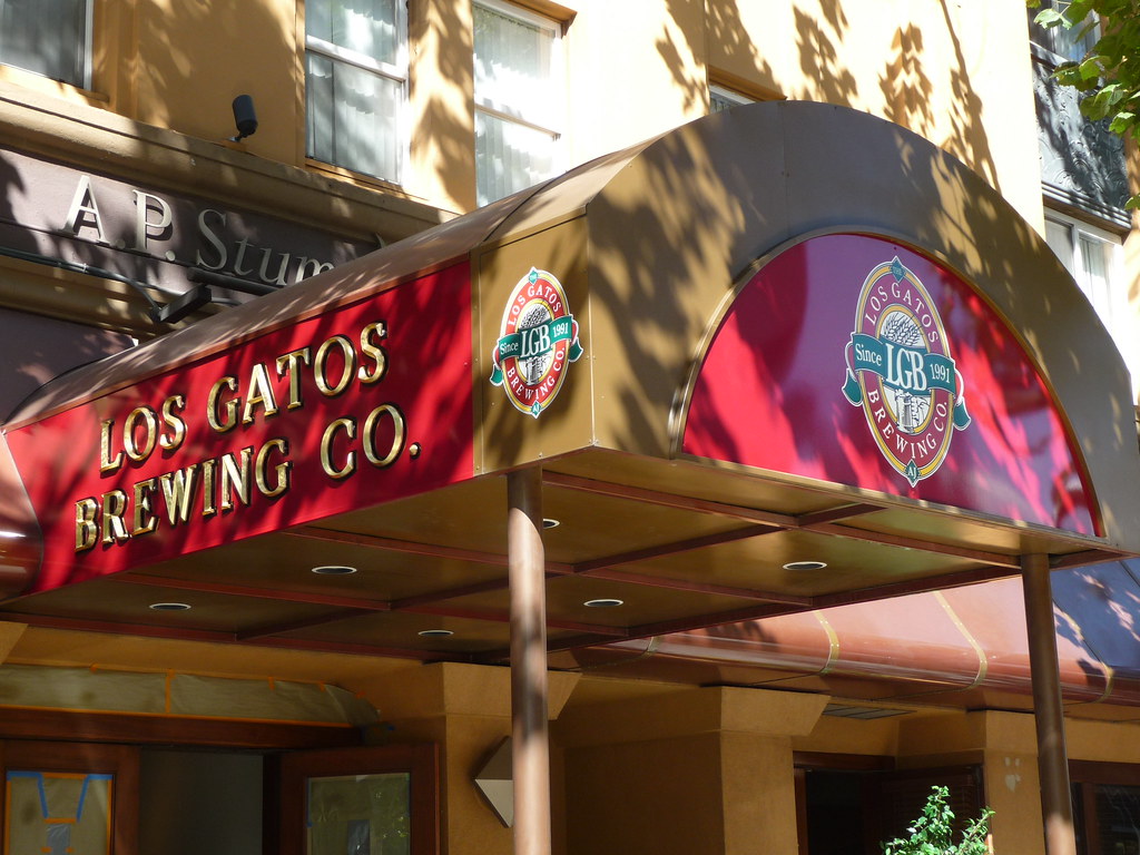 Los Gatos Brewing Company @ San Pedro Square Entrance Awning