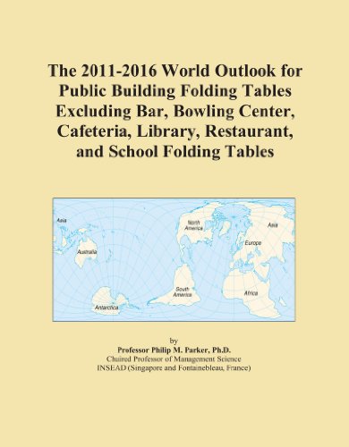 The 2011-2016 World Outlook for Public Building Folding Tables Excluding Bar, Bowling Center, Cafeteria, Library, Restaurant, and School Folding Tables
