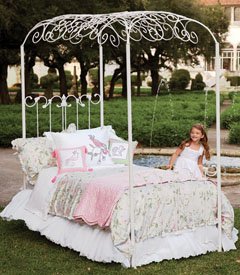 princess canopy double bed
