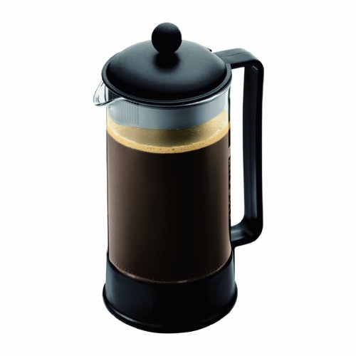 Bodum 1548-01US Brazil 1-liter 34-Ounce French Press Coffeemaker, Black