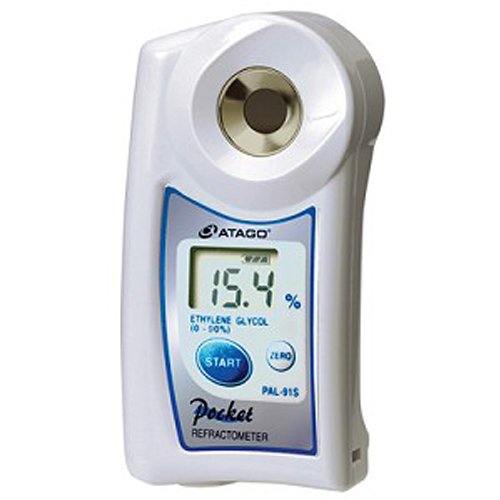 Atago 4489 PAL-89S Digital Hand-Held Pocket Double Scale Coolant Refractometer, Special Scale for Propylene Glycol / Freezing Point of Propylene Glycol (F)