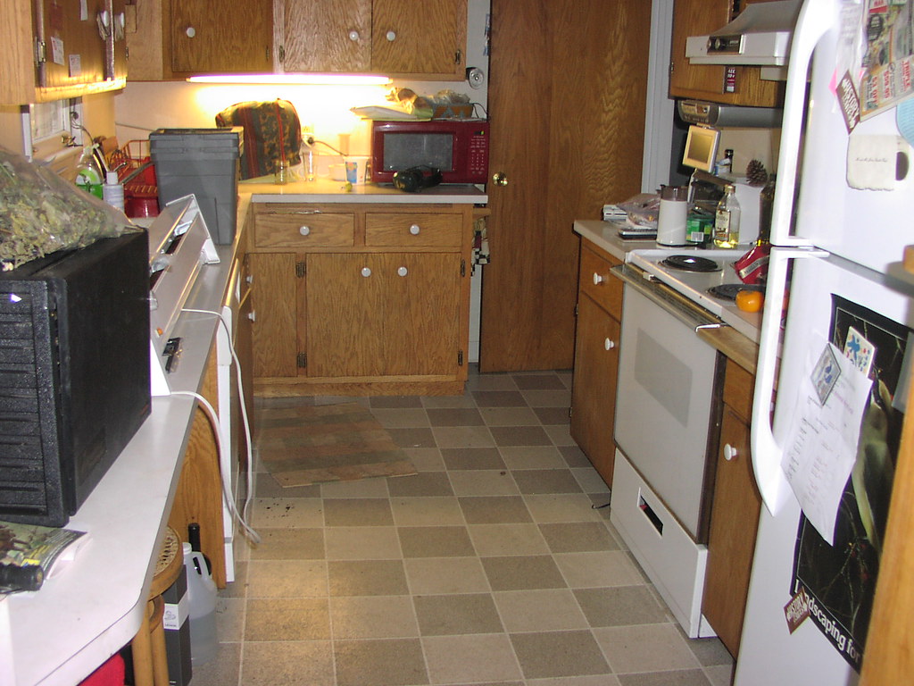 Back in Time: The old kitchen from the opposite side.