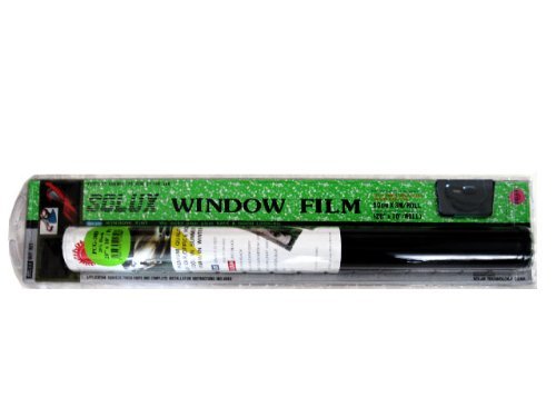 Window Tint Film Do It Yourself Kit - Limo Black 1% Original Solux Brand