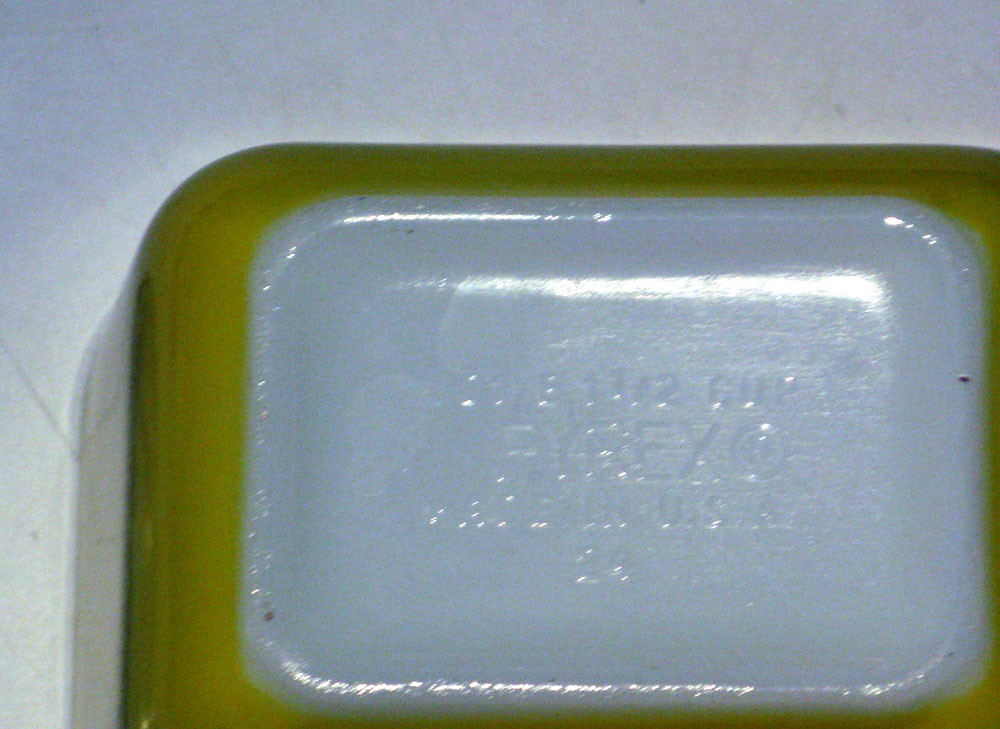 Vintage Yellow Pyrex Refrigerator Container - Small