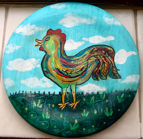Rooster on a Plate