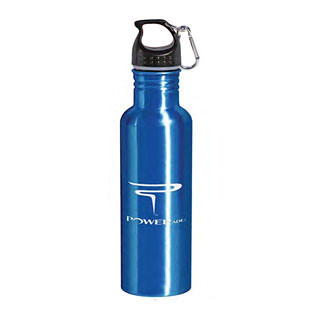 26oz Aluminum Bottle w Carabiner - BPA Free 16077