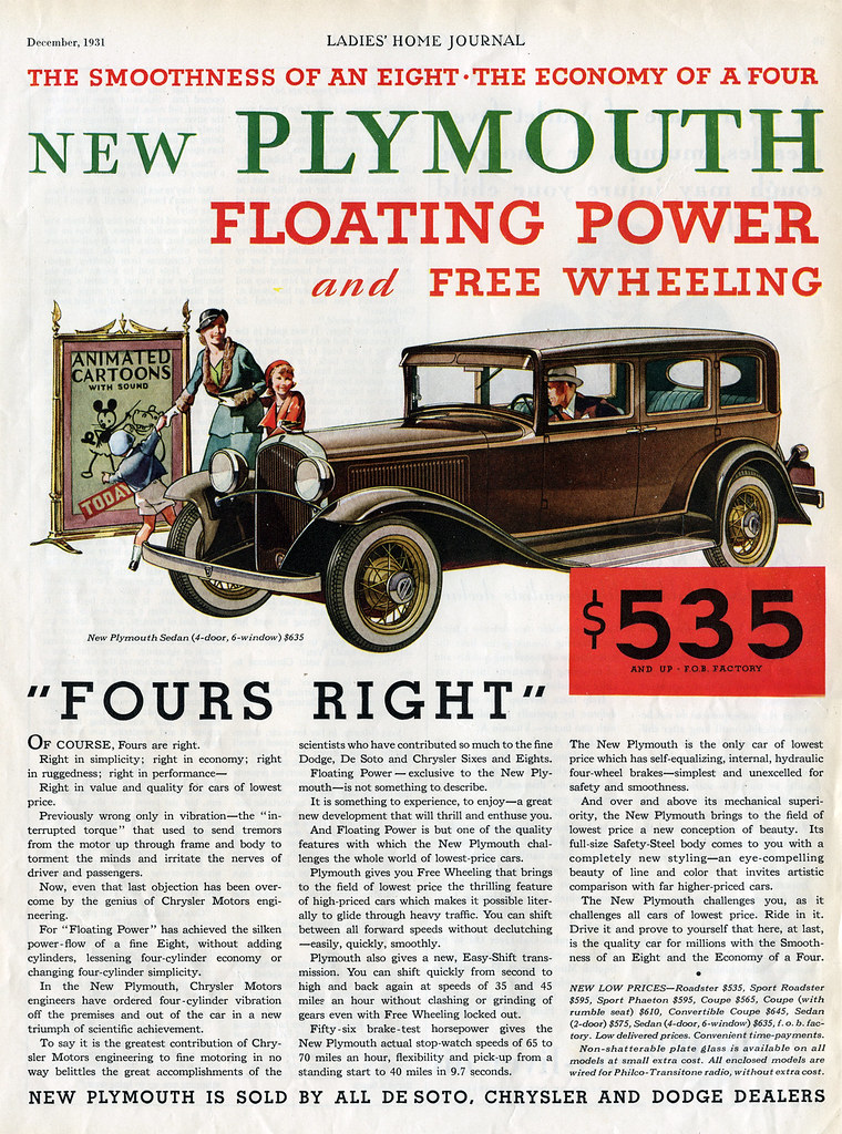 New Plymouth Floating Power and Free Wheeling, 